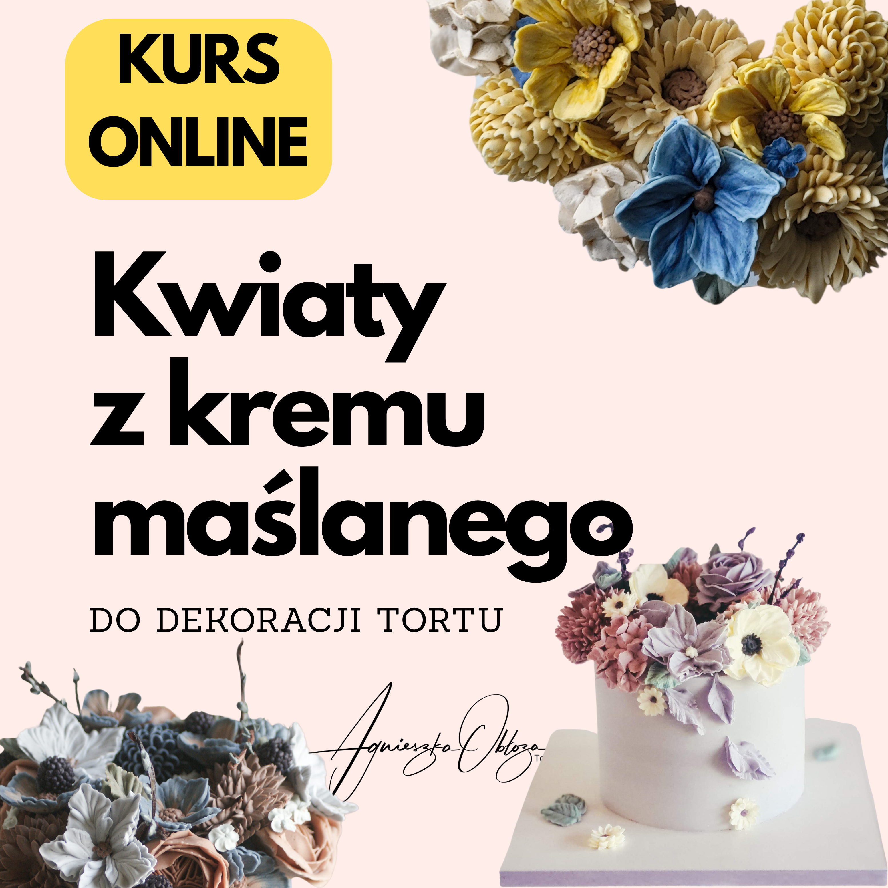 kwiaty z kremu online